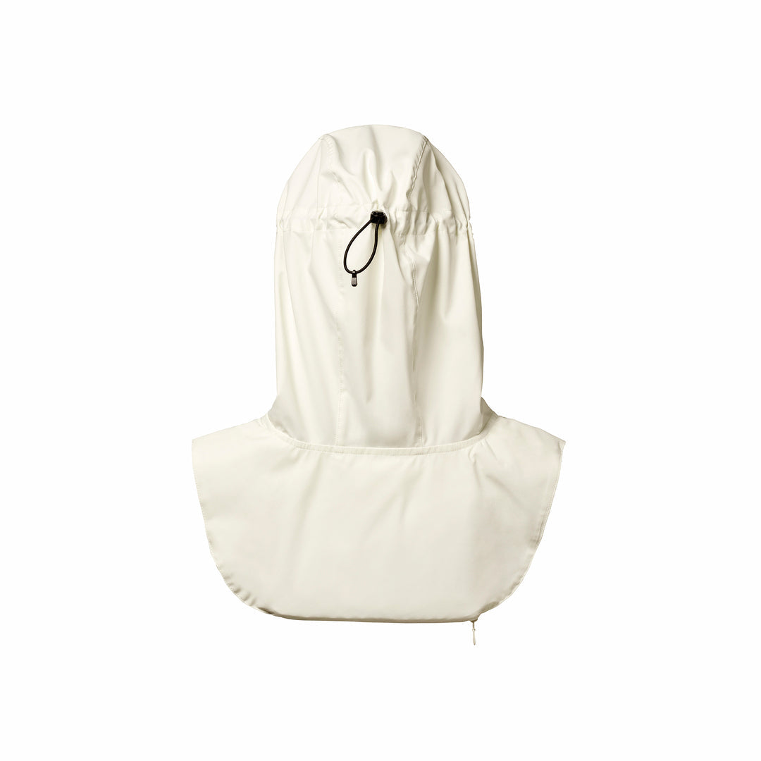 Capucha de lluvia Fudini crema — vista 4