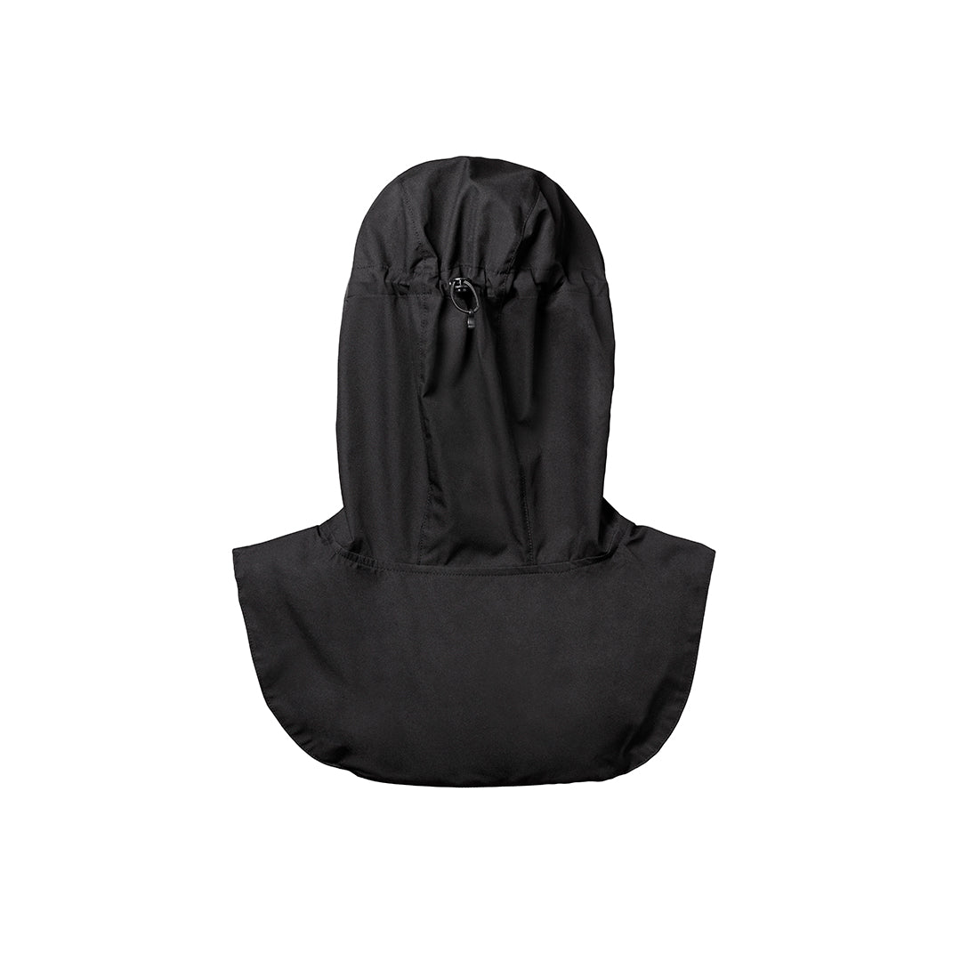 Capucha de lluvia Fudini negra — vista 3