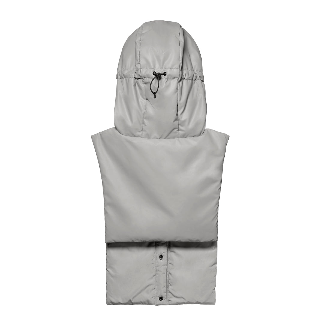 Capucha impermeable para bicicleta gris — vista 8
