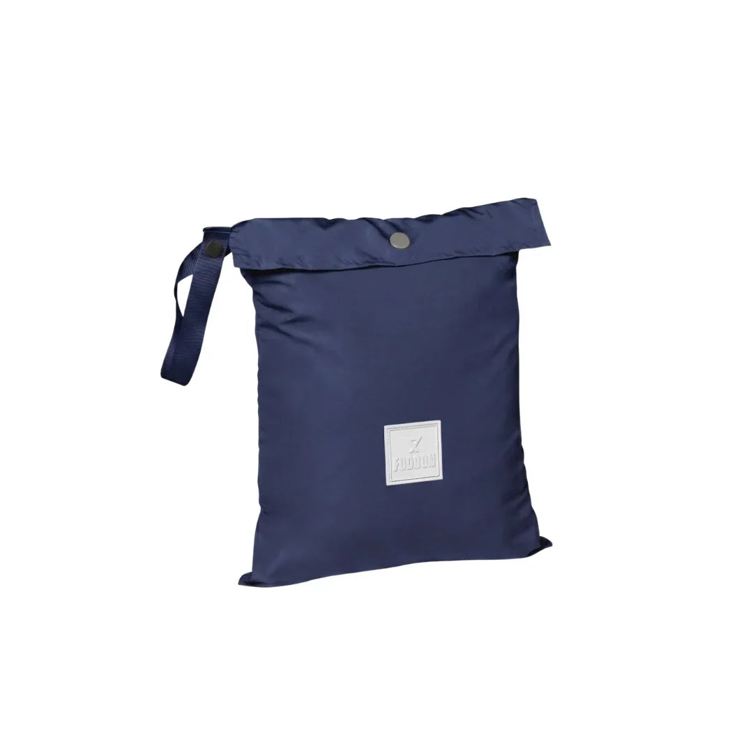Capucha acolchada de pana azul marino — vista 7